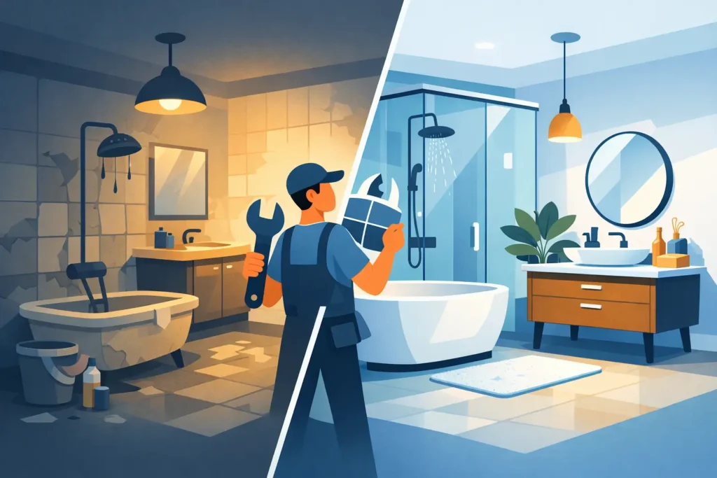 How to Remodel an Outdated Bathroom Right