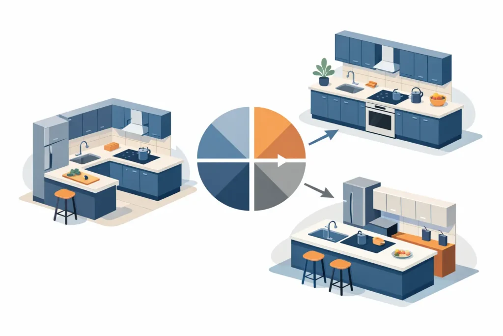 Kitchen Layout Comparison for Better Remodeling